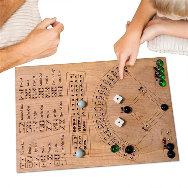 Wooden Baseball Board Game