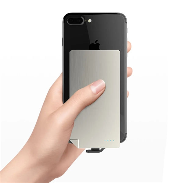 Portable Charger Ultra Slim Power Bank with Built in Cable