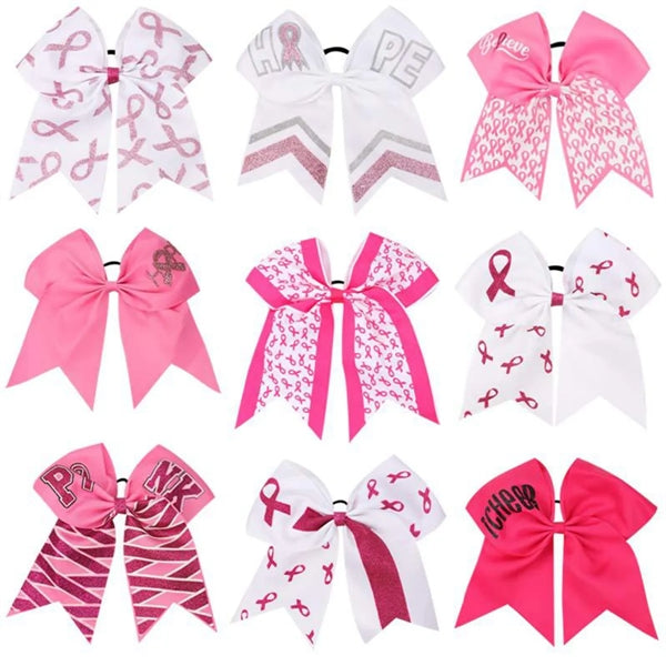 Breast Cancer Elastic Hair Band