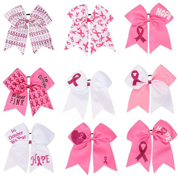 Breast Cancer Elastic Hair Band