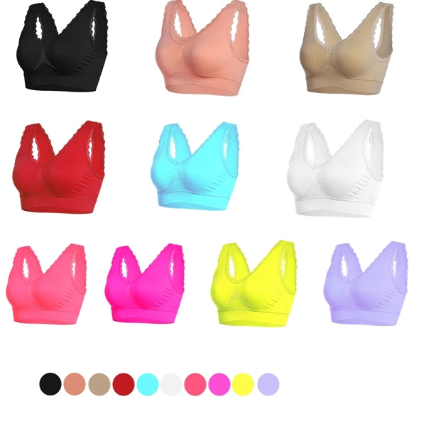 Women Seamless Comfortable Wirefree Bra