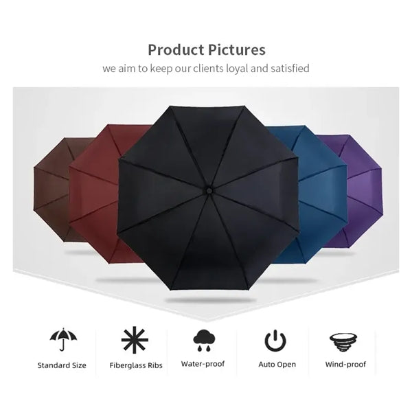 Fully Automatic Foldable Umbrella