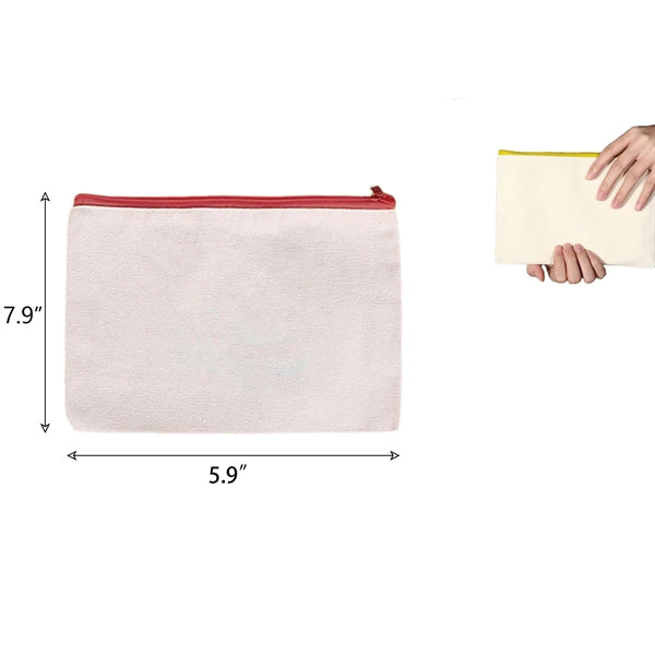 DIY Zippered Canvas Pencil Case