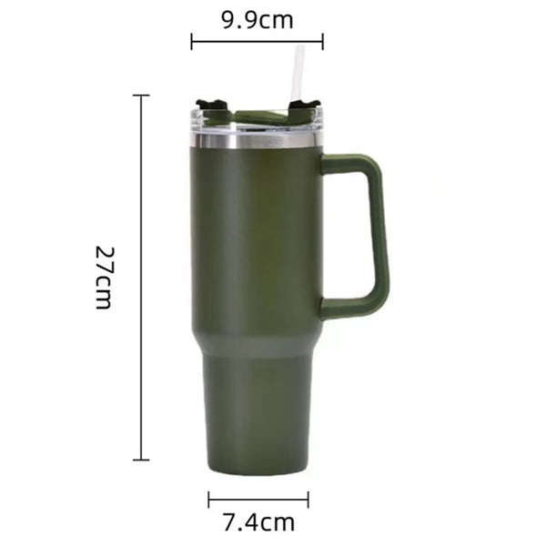 40 oz Insulated Travel Tumbler with Handle