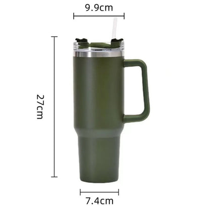40 oz Insulated Travel Tumbler with Handle