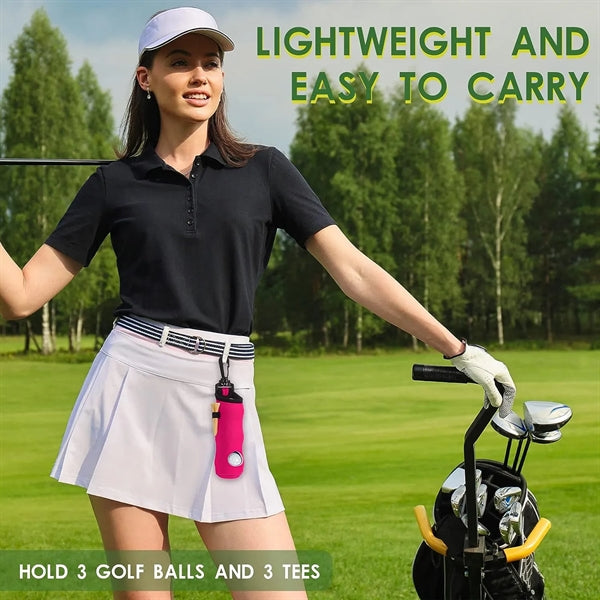Neoprene Golf Ball Pouch Holder