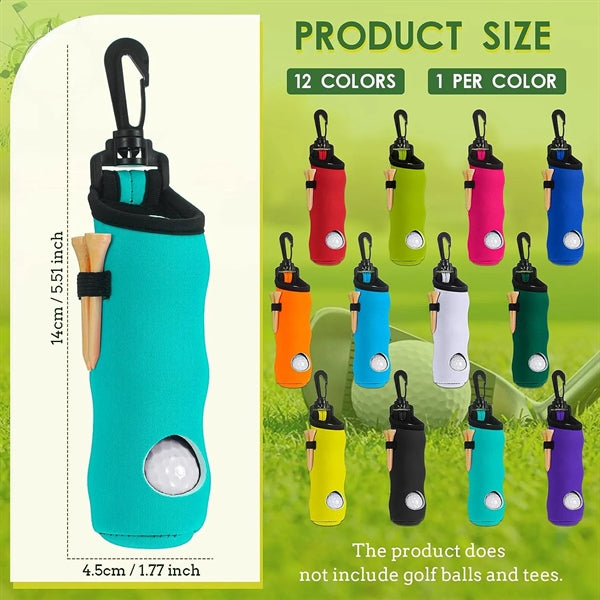 Neoprene Golf Ball Pouch Holder