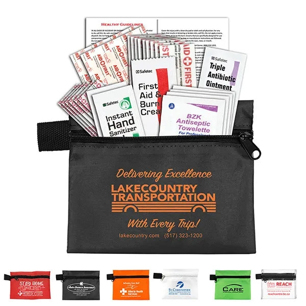 Zenith 27 Piece First Aid Kit in Zipper Pouch