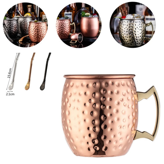 Moscow Mule Copper Mug With Brass Handle