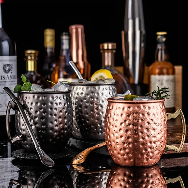 Moscow Mule Copper Mug With Brass Handle