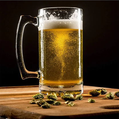 16Oz Glass Mugs With Handle
