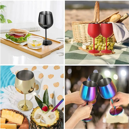 18Oz Stainless Steel Wine Glass