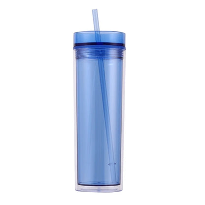 16 Oz Double Wall Insulated Skinny Acrylic Tumblers