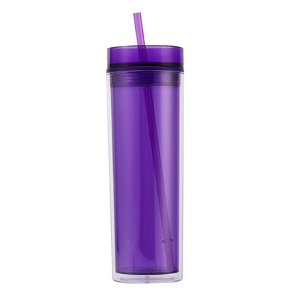 16 Oz Double Wall Insulated Skinny Acrylic Tumblers