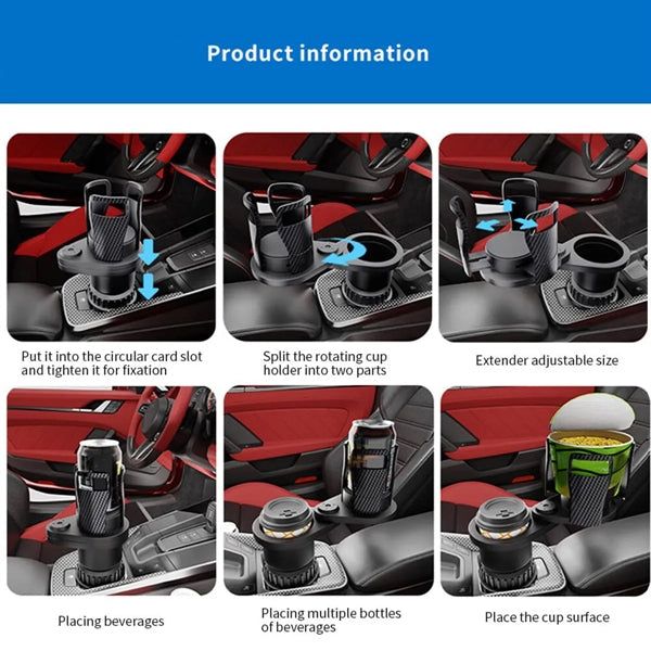 Dual Car Cup Holder