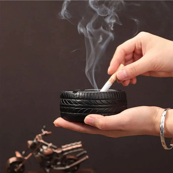 Tire Shaped Round Ashtray