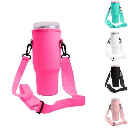 40 Oz Tumbler With Handle And Carrier Sleeve