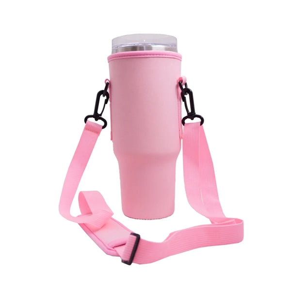40 Oz Tumbler With Handle And Carrier Sleeve