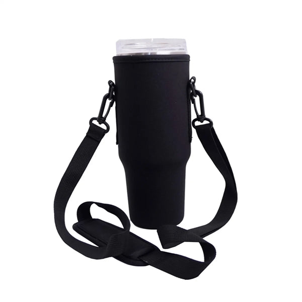 40 Oz Tumbler With Handle And Carrier Sleeve