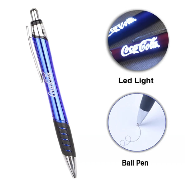 Metal Ballpoint Pens With Illuminated