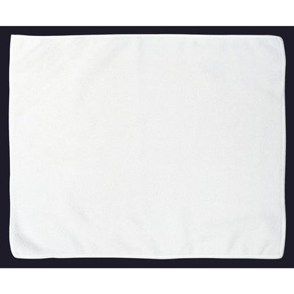 15" X 18" Sublimated Serged Hem Microfiber Rally Towel
