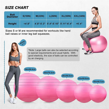 Exercise Yoga Pilates Ball