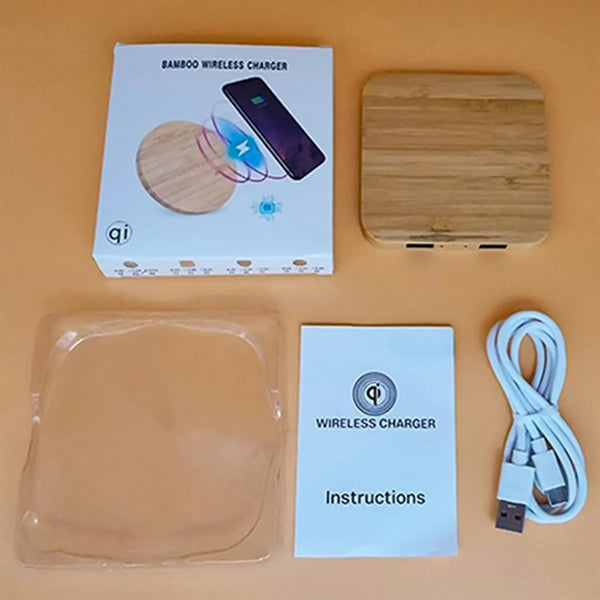 Bamboo Wireless Charging Pad