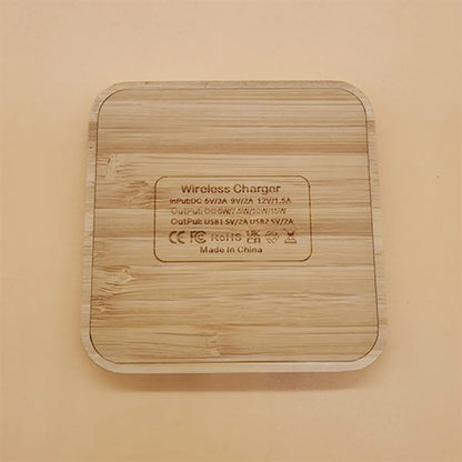 Bamboo Wireless Charging Pad