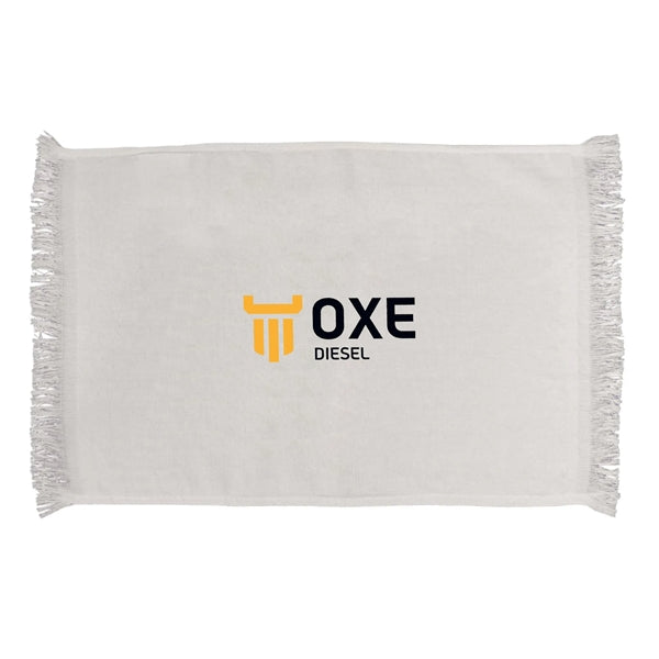 Premium 11" x 18" 385 GSM Cotton Velour Rally Towel