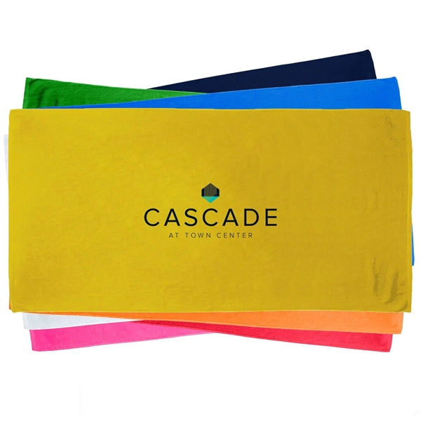 35" X 60" Cotton Velour Beach Towels