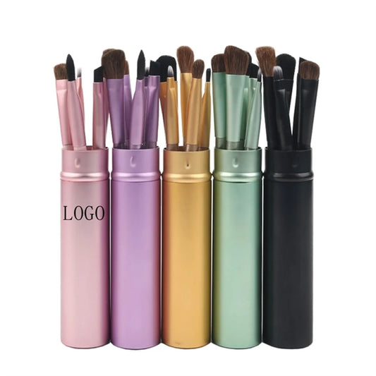 5 Pcs/Set Travel Portable Mini Eye Makeup Brush Kit