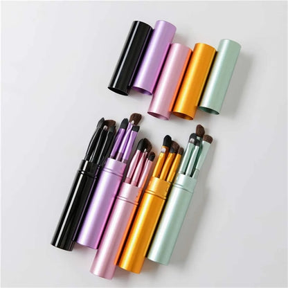 5 Pcs/Set Travel Portable Mini Eye Makeup Brush Kit