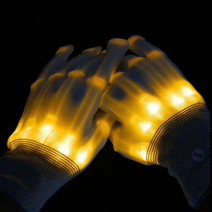 LED Flashing Light Up Skeleton Gloves