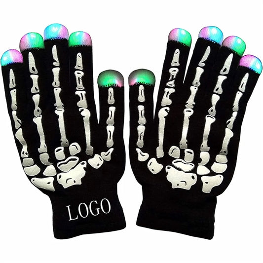 LED Light Up Gloves Finger Magic Toy