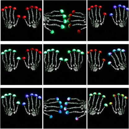 LED Light Up Gloves Finger Magic Toy