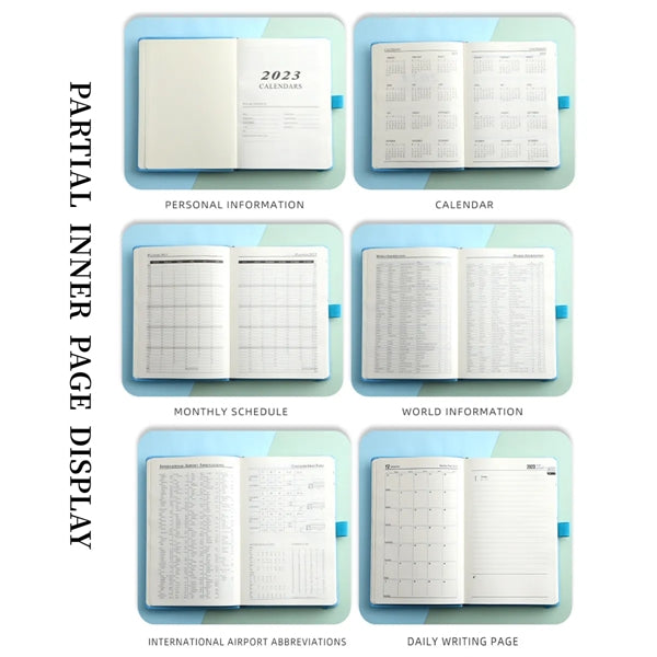 Daily Planner With Notes Pages & Pen Holder