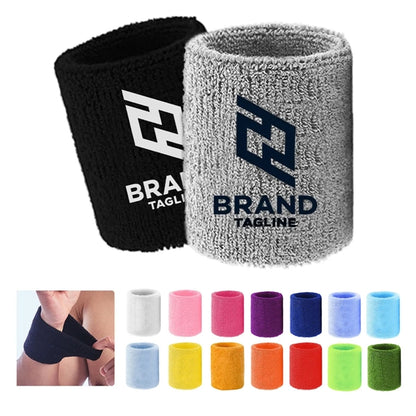 Wristband Absorbent Sports Wrist Sweatband for Men & Women