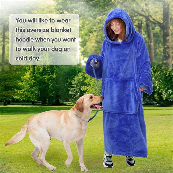 Warm And Cozy Giant Blanket Hoodie