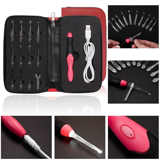 Lighted Crochet Hook Set