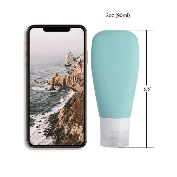 Leak Proof Squeezable Refillable Travel Toiletries