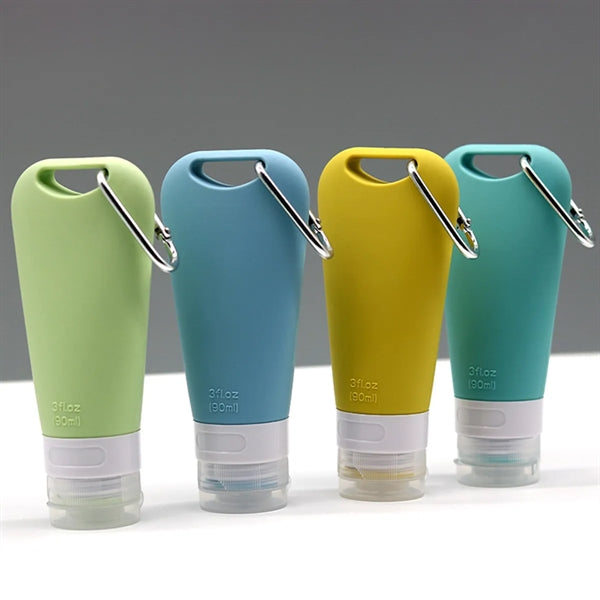 Leak Proof Squeezable Refillable Travel Toiletries