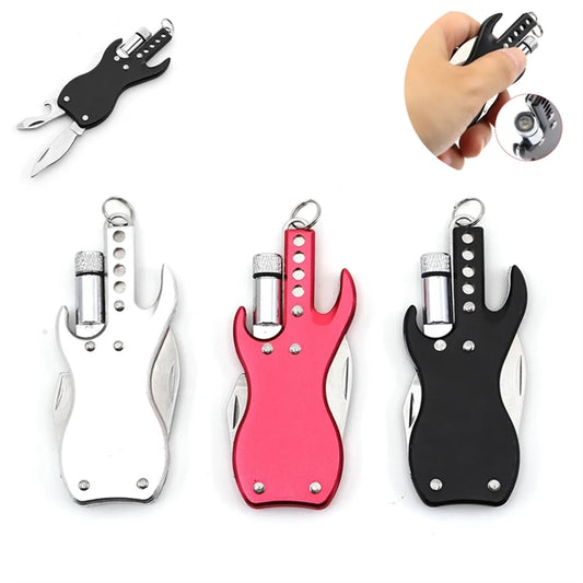 Guitar Rock Star Multi Tool Key Chain