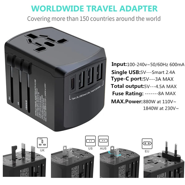 Travel International Power Adapter