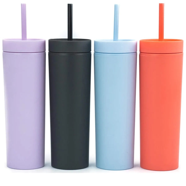 16Oz Tumblers With Lids And Straws