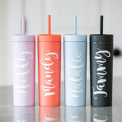 16Oz Tumblers With Lids And Straws