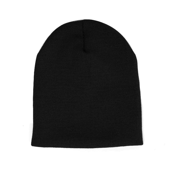 EMBROIDERED KNIT HAT  (8.5" x 8.5")