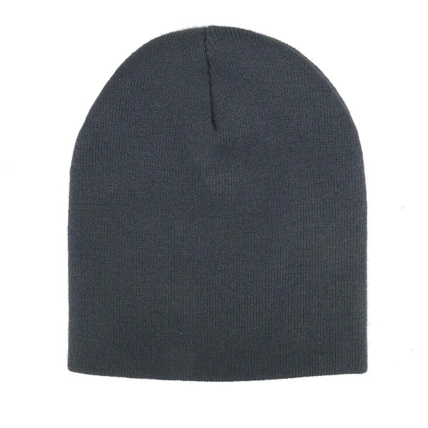 EMBROIDERED KNIT HAT  (8.5" x 8.5")