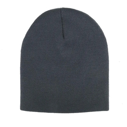 EMBROIDERED KNIT HAT  (8.5" x 8.5")