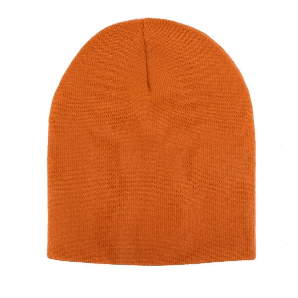 EMBROIDERED KNIT HAT  (8.5" x 8.5")
