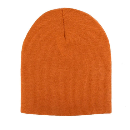 EMBROIDERED KNIT HAT  (8.5" x 8.5")